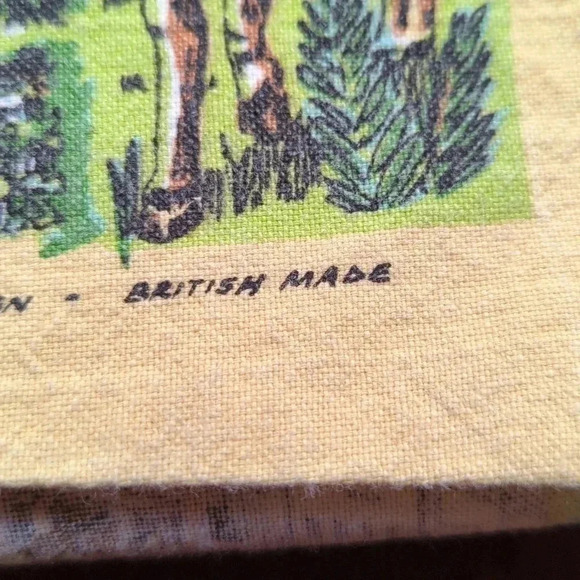 Vintage  Wales Tea Towel - Picture 8 of 10